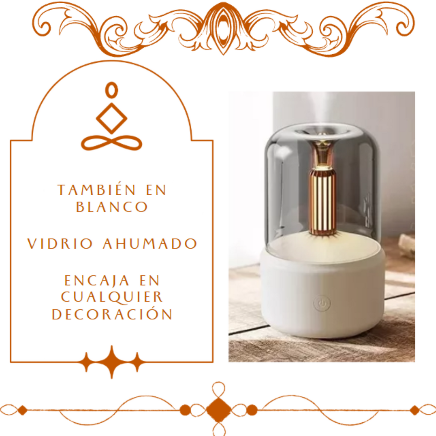 Difusor de Aromaterapia con Luz de Vela