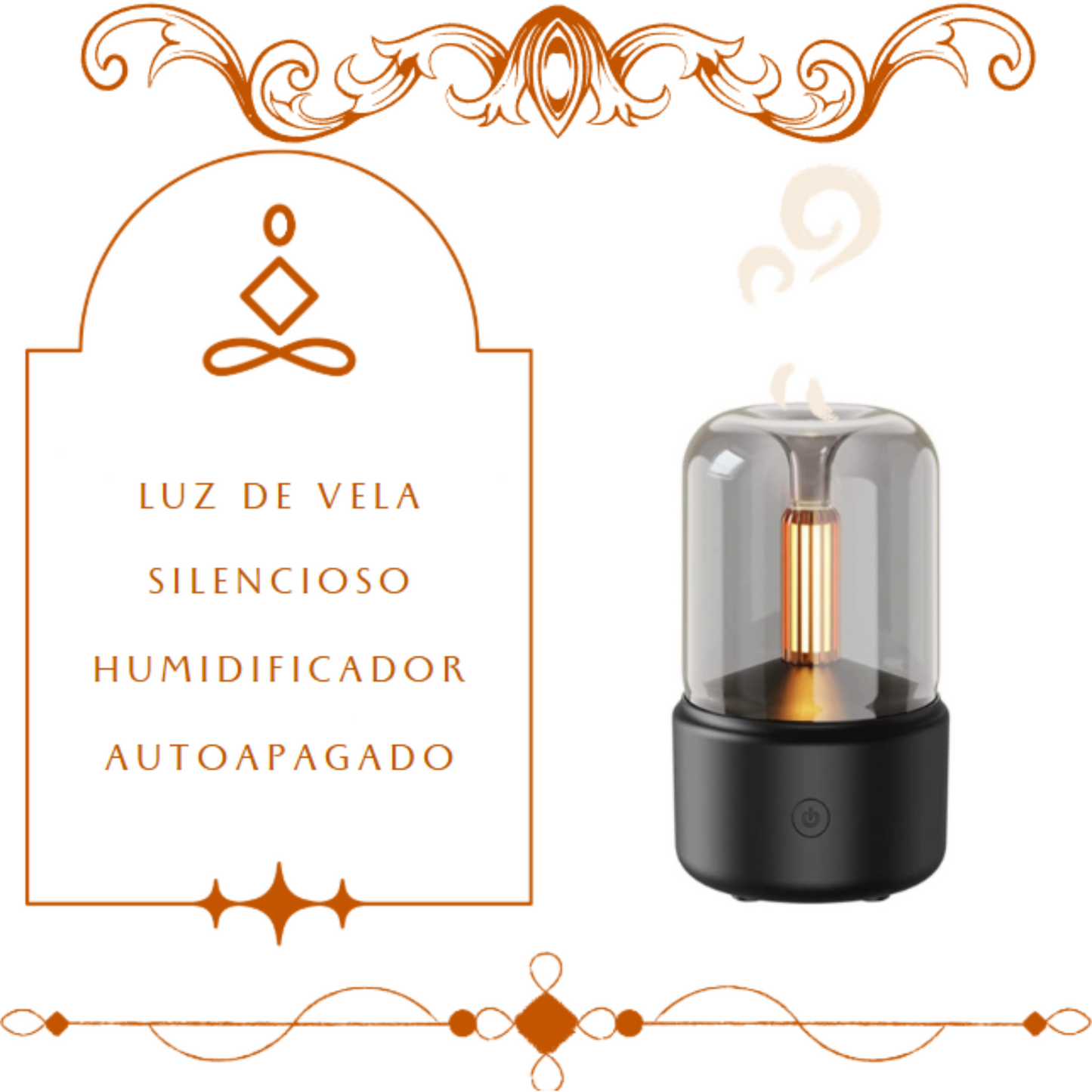 Difusor de Aromaterapia con Luz de Vela